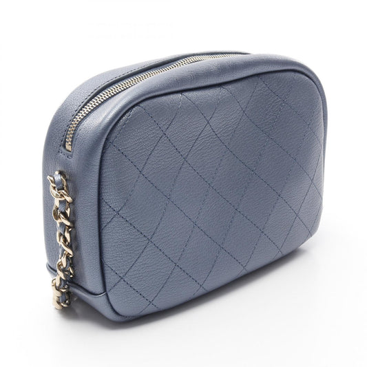 Chanel Matelasse Coco Mark Leather Shoulder Bag