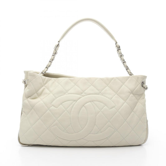Chanel Matelasse Coco Mark Leather Shoulder Bag