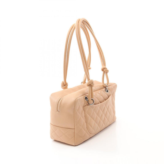 Chanel Cambon Line Leather Bowling Bag A25171