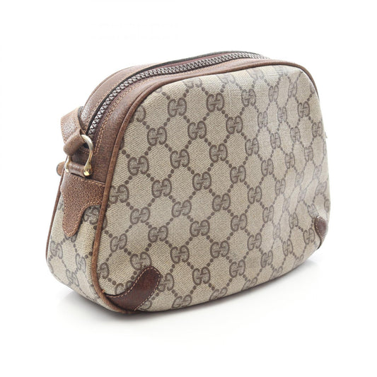 Gucci GG Plus Shoulder Bag PVC Canvas Leather