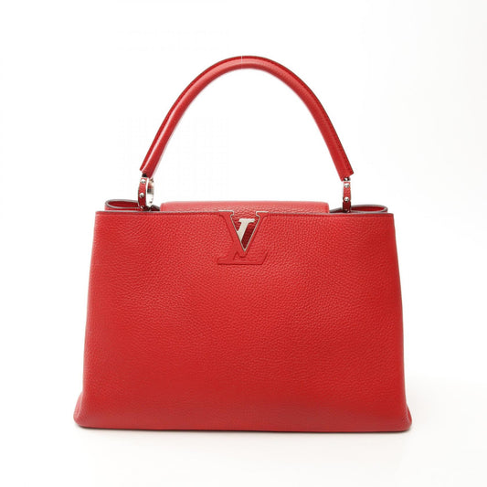 Louis Vuitton Capucines MM Coquelicot Handbag