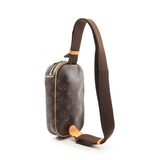 Louis Vuitton Monogram Canvas Leather Waist Bag M51870