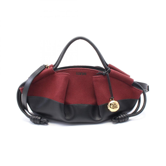Loewe Paseo Small Canvas Leather Handbag