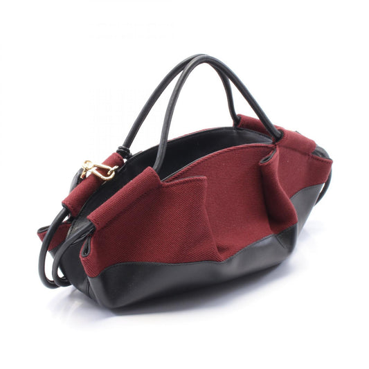 Loewe Paseo Small Canvas Leather Handbag