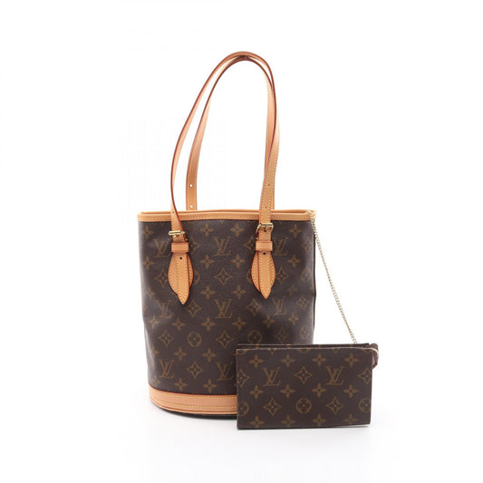Louis Vuitton Monogram Bucket PM Handbag M42238