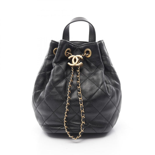 Chanel Matelasse Coco Mark Lambskin Backpack