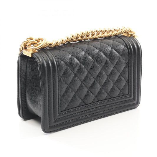 Chanel Boy Small Leather Shoulder Bag A67085