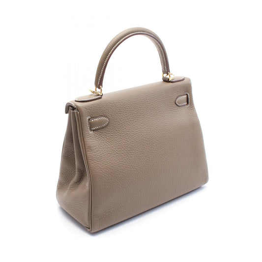 Hermes Kelly 28 Leather Handbag Brown