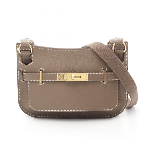 Hermes Jypsiere Mini Etoupe Shoulder Bag
