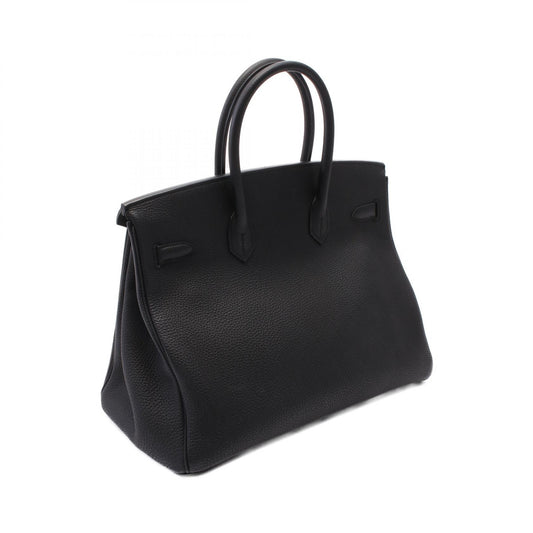 Hermes Birkin 35 Togo Handbag Black