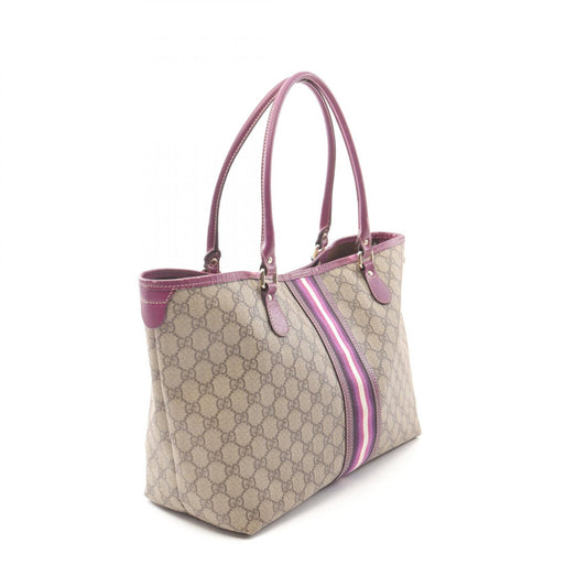 Gucci GG Supreme Stripe Tote Bag