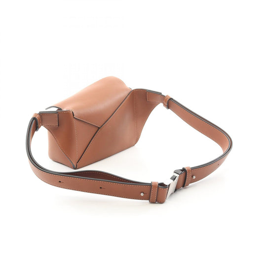 Loewe Leather Puzzle Mini Waist Bag Brown