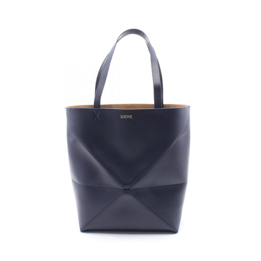 Loewe Leather Puzzle Fold Large Tote Bag