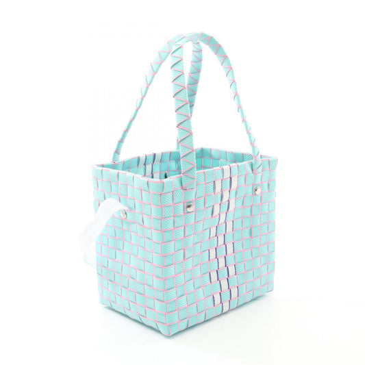 Marni Woven Leather Polypropylene Handbag Blue