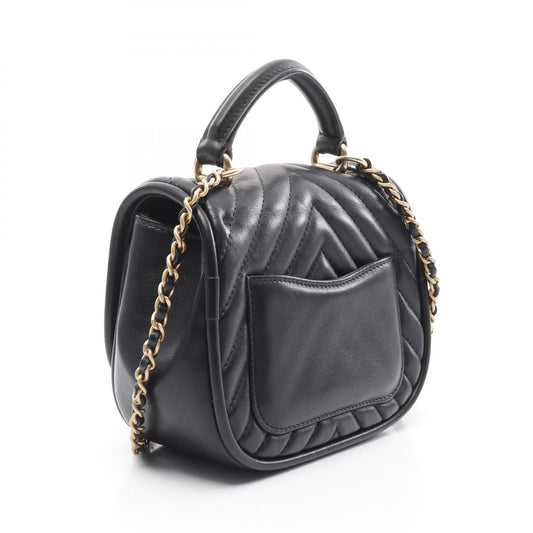 Chanel Chevron V-Stitch Lambskin Shoulder Bag