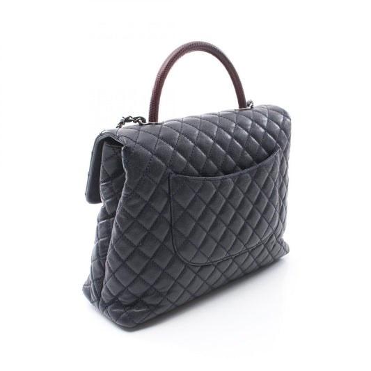 Chanel Caviar Exotic Leather Coco Handle Bag