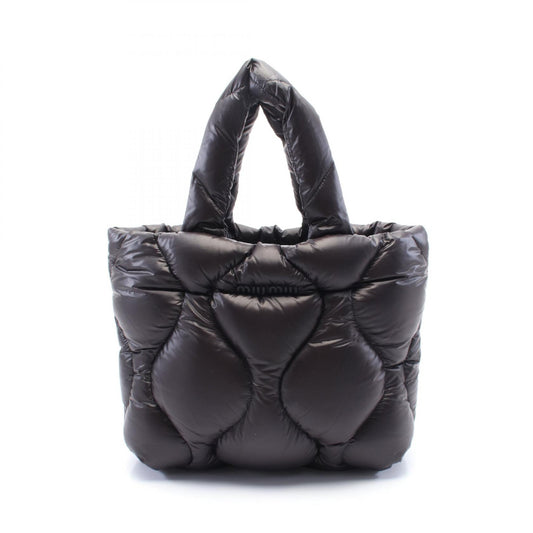 Miu Miu Nylon Quilted Tote Bag