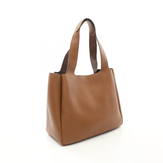 Prada Leather Tote Bag Brown