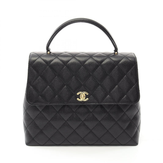 Chanel Caviar Skin Matelasse Handbag Black