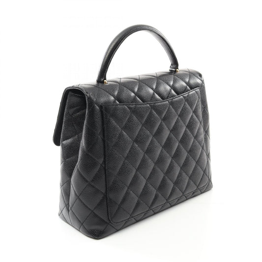 Chanel Caviar Skin Matelasse Handbag Black