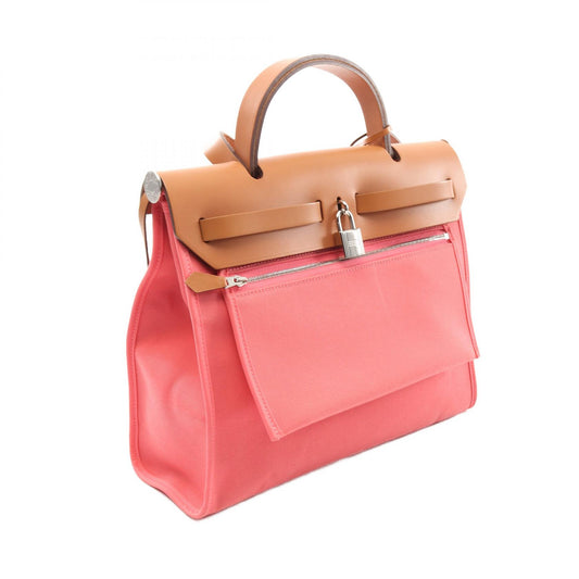 Hermes Aile Bag Zip PM Handbag Pink/Brown