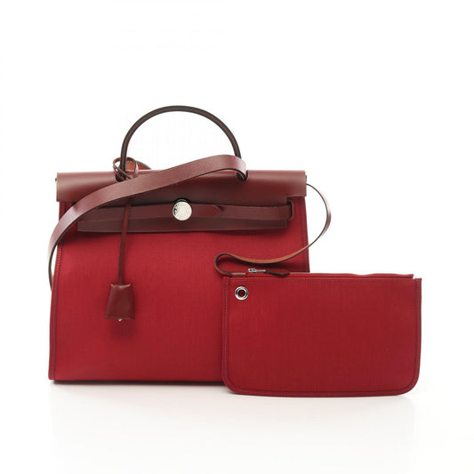 Hermes Rouge Kazak Ash Handbag