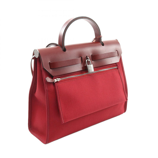 Hermes Rouge Kazak Ash Handbag