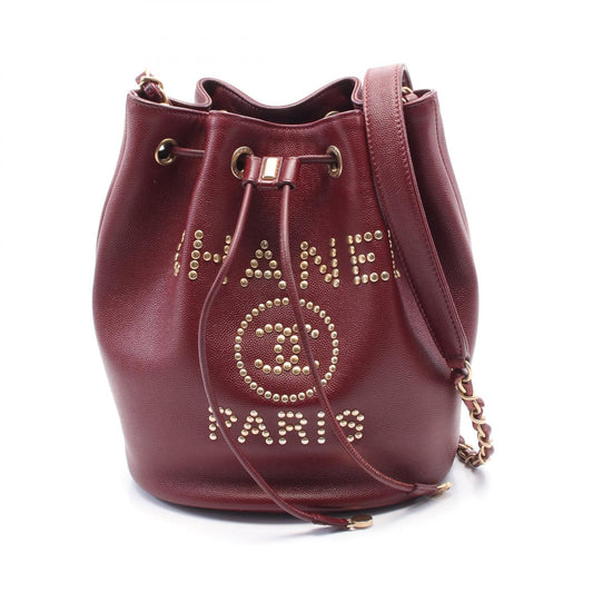 Chanel Caviar Skin Deauville Shoulder Bag