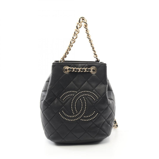 Chanel Leather Matelasse Studs Backpack AS1515