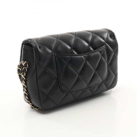 Chanel Lambskin Small Flap Pearl Shoulder Bag