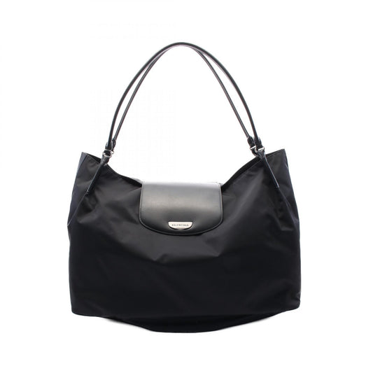 Balenciaga GENEVE Large Hobo Tote Bag Nylon Leather