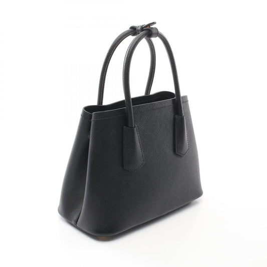 Prada Saffiano Cuir Leather Handbag Black