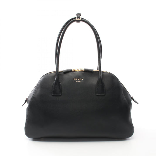 Prada Soft Grain Leather Tote Bag