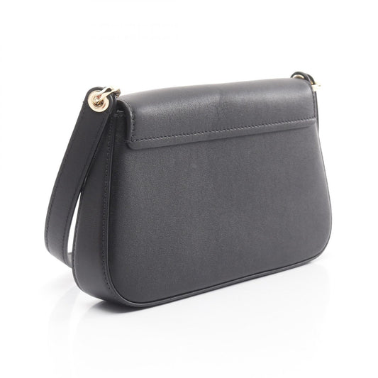 Valentino Garavani V Logo Leather Shoulder Bag