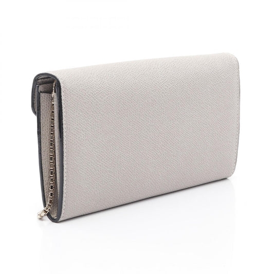 Valextra Iside Leather Shoulder Bag Beige