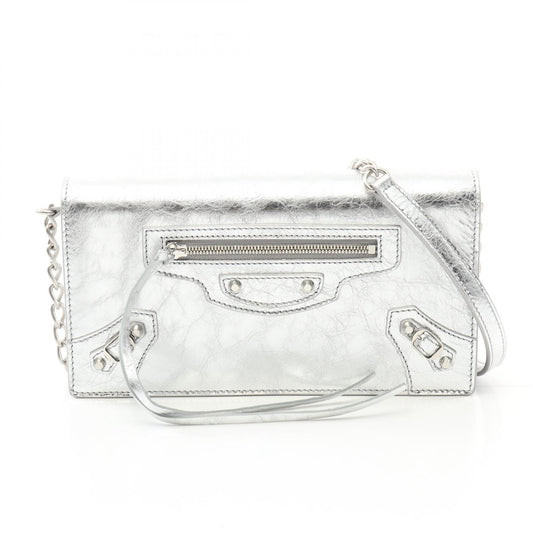 Balenciaga Leather City Shoulder Bag