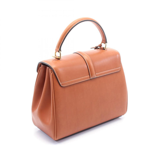 Celine 16 Small Leather Handbag Brown