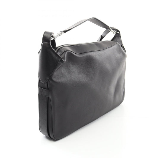 Celine Leather Shoulder Bag Black