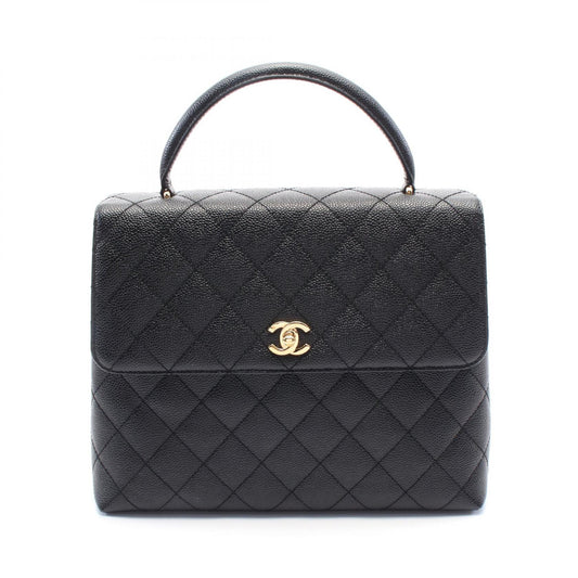 Chanel Matelasse Leather Handbag Black