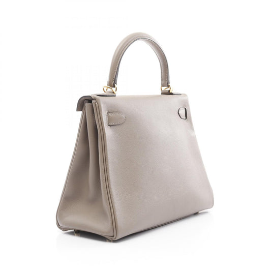 Hermes Kelly 28 Leather Handbag Brown