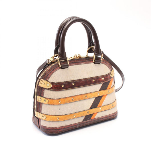 Louis Vuitton Alma BB Time Trunk Leather Handbag