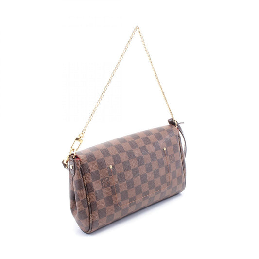 Louis Vuitton Damier Canvas Leather Handbag N41129