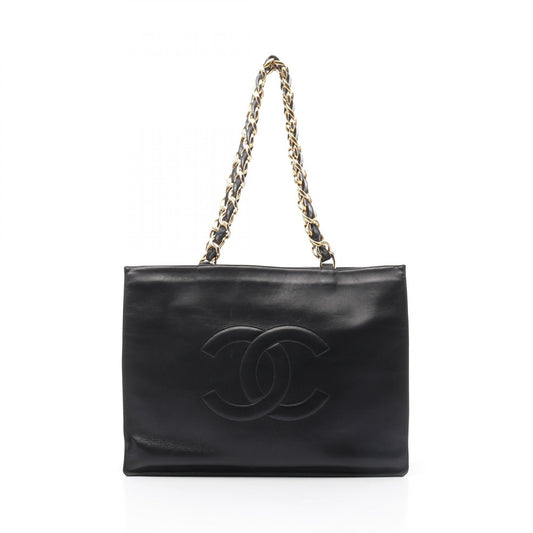 Chanel Lambskin Tote Bag Black