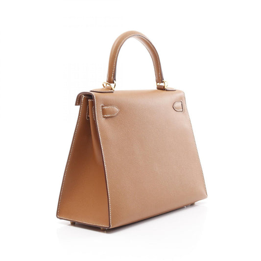 Hermes Kelly 28 Handbag Brown