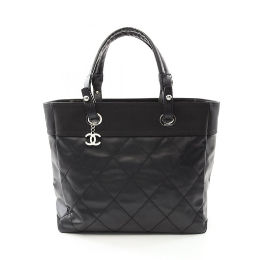 Chanel Paris Biarritz MM Tote Bag Leather PVC