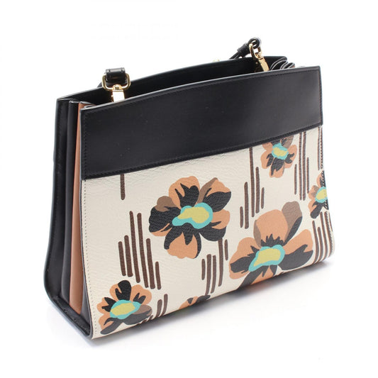 Prada Leather Bibliotheque Shoulder Bag 1BC034