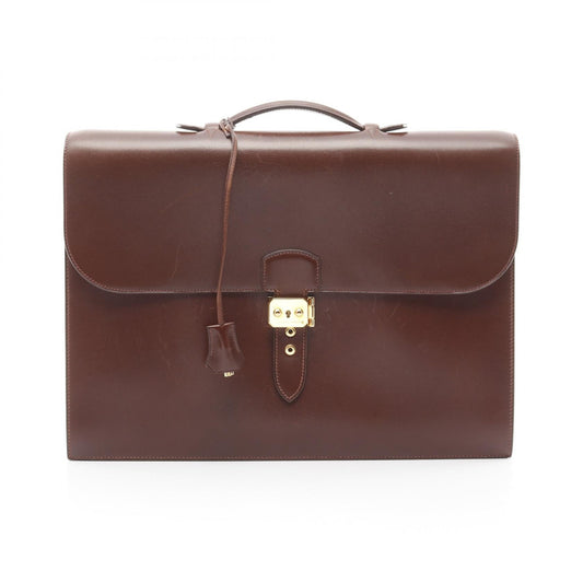 Hermes Sac a Depeches 41 Briefcase Brown