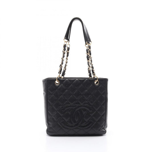 Chanel Matelasse PST Tote Bag Black Caviar