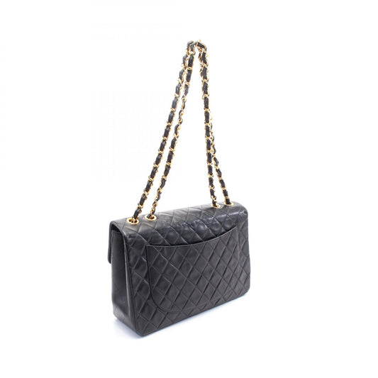Chanel Lambskin Shoulder Bag Black A01094