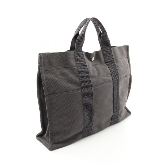 Hermes Herline MM Canvas Tote Bag